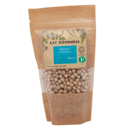 Eat Goodness Organic Chickpeas - 6 X 400GR