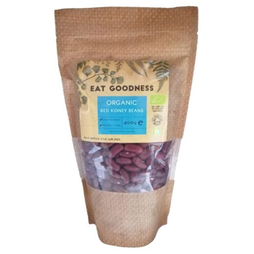 Eat Goodness Organic Red Kidney Beans - 6 X 400GR