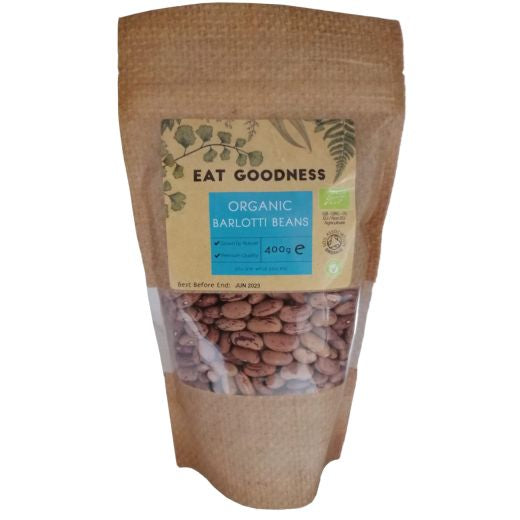 Eat Goodness Organic Borlotti Beans - 6 X 400GR