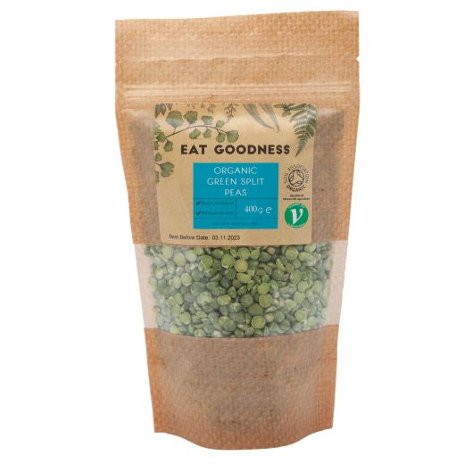 Eat Goodness Organic Green Peas Split - 6 X 400GR