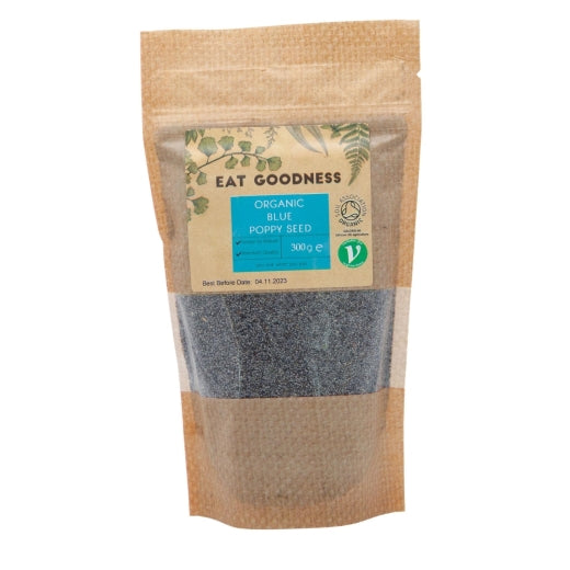 Eat Goodness Organic Blue Poppy Seeds - 6 X 300GR