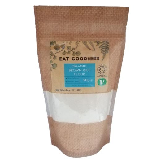 Eat Goodness Organic Brown Rice Flour - 6 X 300GR