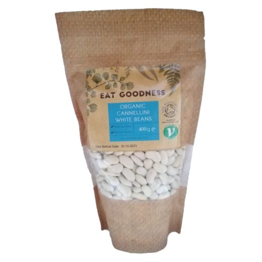 Eat Goodness Organic Cannellini White Beans - 6 X 400GR