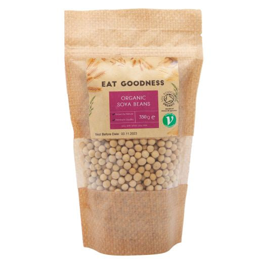 Eat Goodness Organic Soya Beans - 6 X 350GR