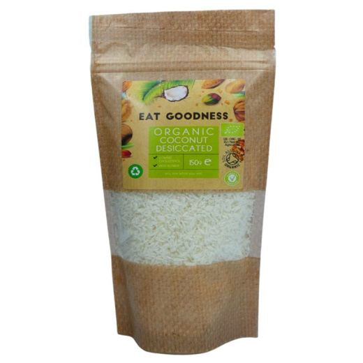 Eat Goodness Organic Desiccated Coconut - 12 X 150GR