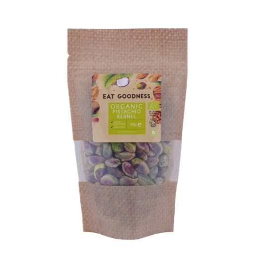 Eat Goodness Organic Pistachio Kernels - 12 X 125GR