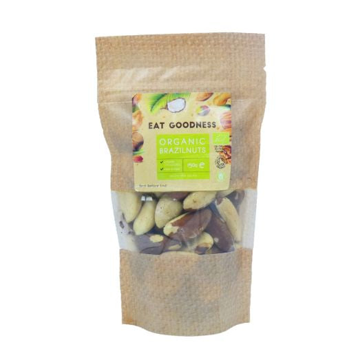 Eat Goodness Organic Brazil Nuts - 12 X 150GR