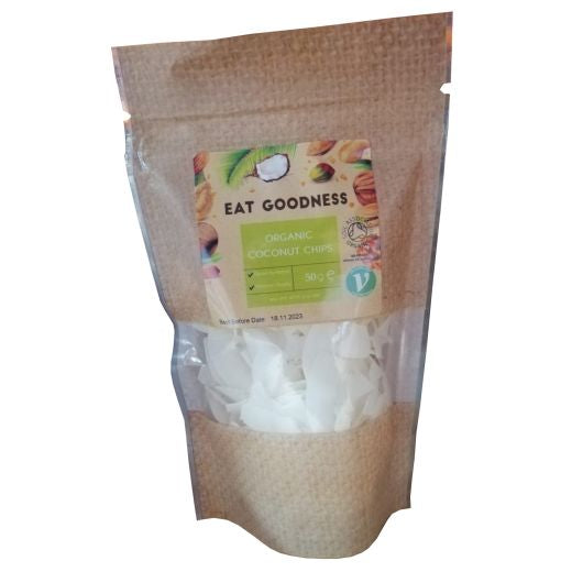 Eat Goodness Organic Coconut Chips - 12 X 50GR