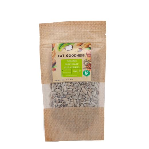 Eat Goodness Organic Sunflower Seed Kernels - 12 X 100GR