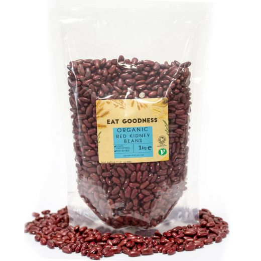 Eat Goodness Organic Red Kidney Beans - 10 X 1KG