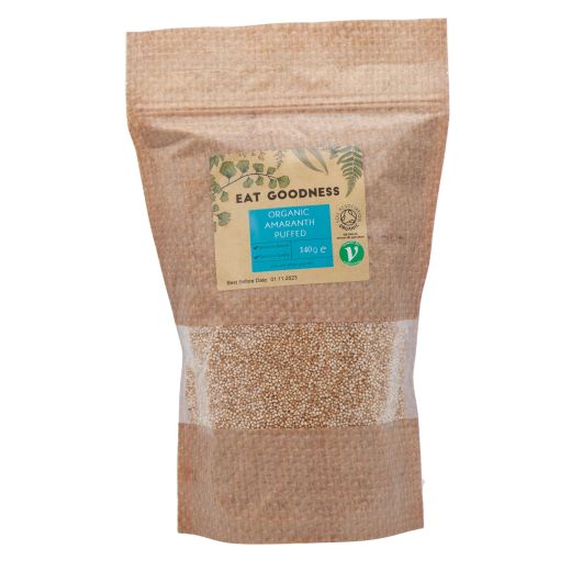 Eat Goodness Organic Amaranth Puffed - 10 X 140GR