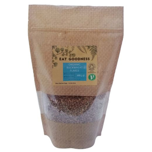 Eat Goodness Organic Buckwheat Flakes - 10 X 600GR