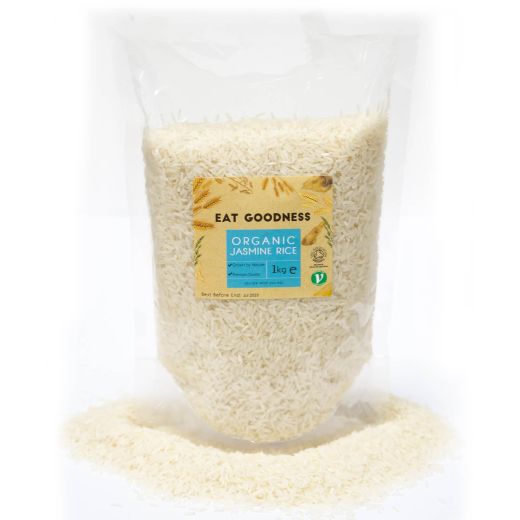 Eat Goodness Organic Jasmine Rice - 10 X 1KG