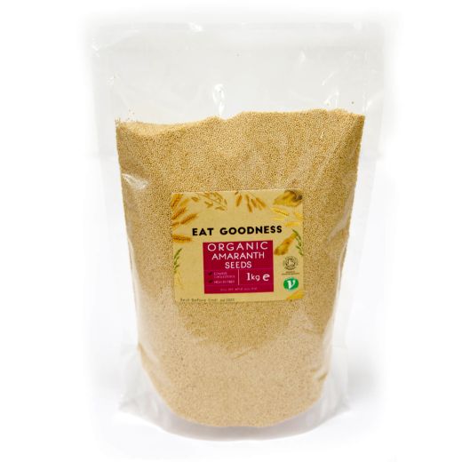 Eat Goodness Organic Amaranth Grains - 10 X 1KG