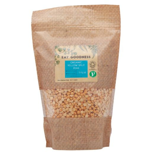 Eat Goodness Organic Yellow Peas Split - 10 X 1KG