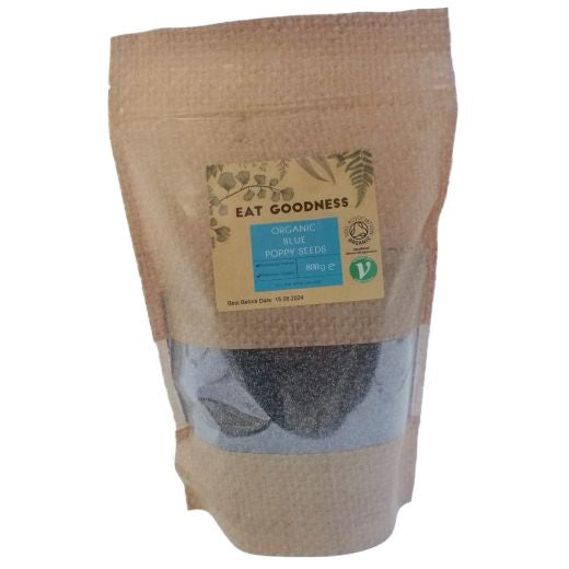 Eat Goodness Organic Blue Poppy Seeds - 10 X 800GR