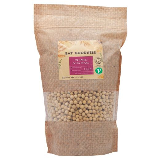 Eat Goodness Organic Soya Beans - 10 X 1KG