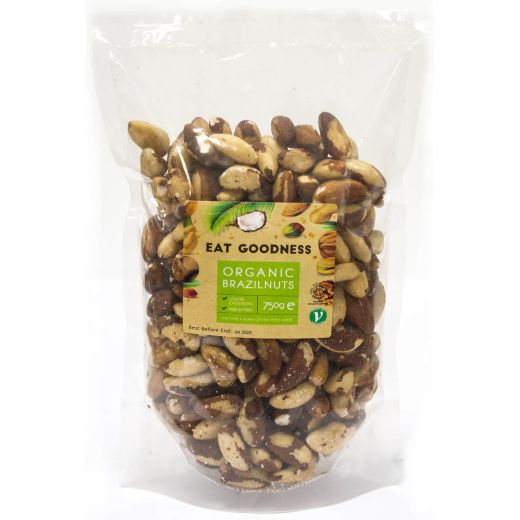 Eat Goodness Organic Brazil Nuts - 10 X 750GR