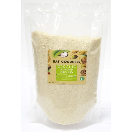 Eat Goodness Organic Almond Ground - 10 X 600GR