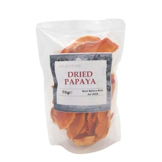 Eat Goodness Dried Papaya - 6 X 70GR