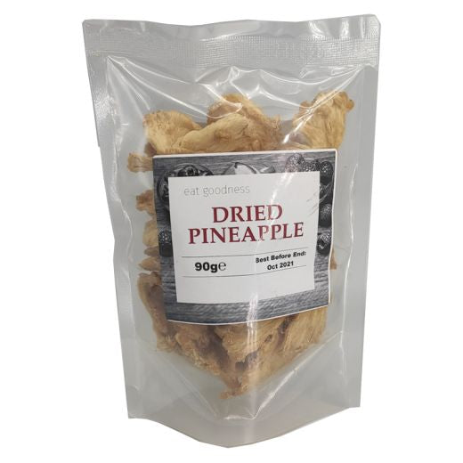 Eat Goodness Dried Pineapple - 6 X 90GR