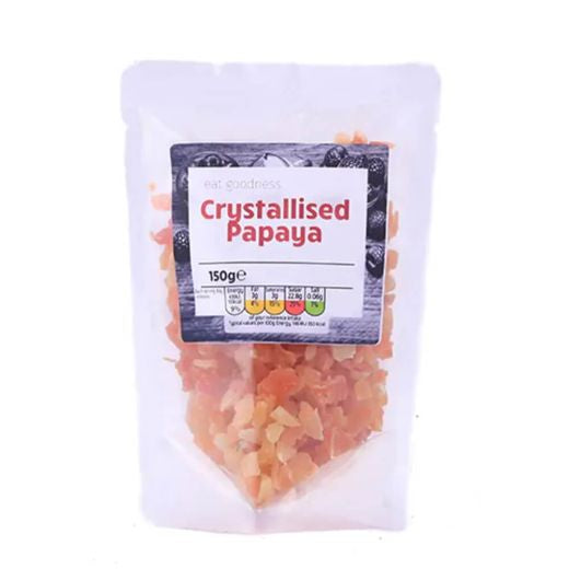 Eat Goodness Crystalised Papaya Dices - 12 X 150GR