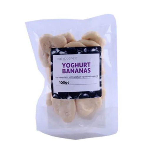 Eat Goodness Yoghurt Coated Bananas - 12 X 100GR