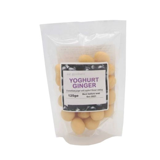 Eat Goodness Yoghurt Coated Ginger - 12 X 125GR