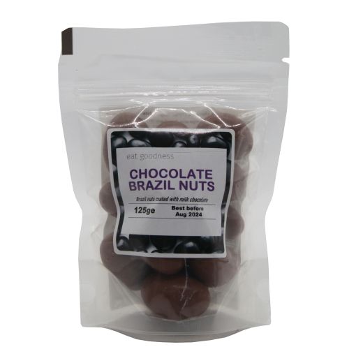 Eat Goodness Milk Chocolate Brazil Nuts - 12 X 125GR