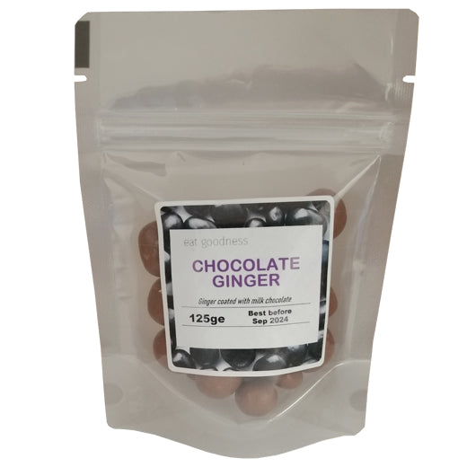 Eat Goodness Milk Chocolate Ginger - 12 X 125GR