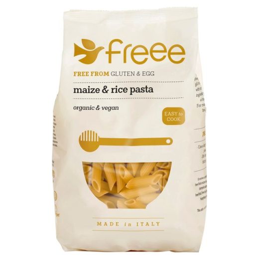 Doves Freee Organic Maize &Rice Penne Pasta Gluten Free - 8 X 500Gr