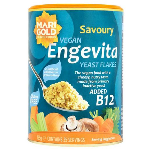 Marigold Engevita With B12 Yeast Flakes Blue - 6 x 100Gr