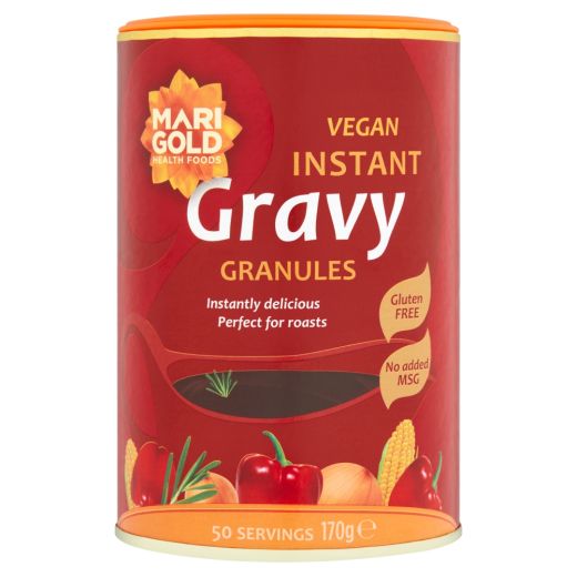 Marigold Instant Gravy Granules Vegan - 6 x 170Gr