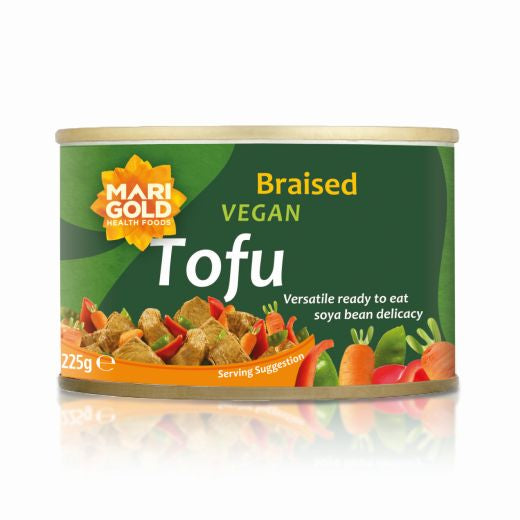 Marigold Braised Tofu In Cans - 12 x 225Gr