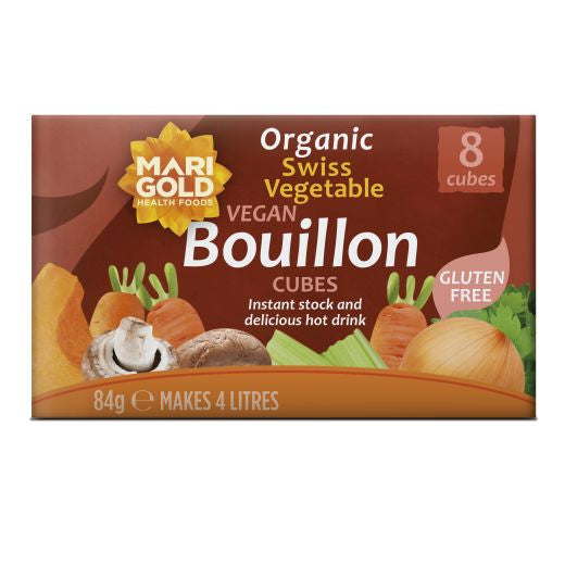 Marigold Bouillon Regular Cube Red Vegan - 12 x 84Gr