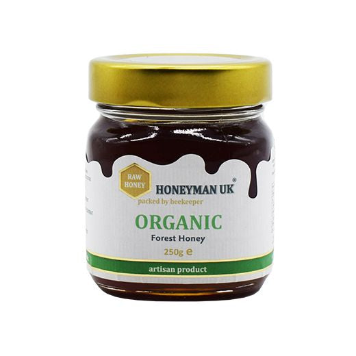 Honeyman Organic Forest Honey - 6 x 250Gr