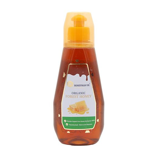 Honeyman Organic Squeezy Forest Honey 6 X 400GR 