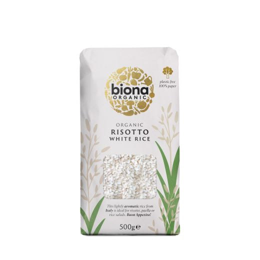 Biona Organic White Risotto Rice - 6 x 500Gr