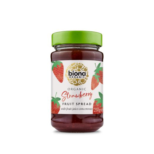 Biona Organic Strawberry Spread - 6 x 250Gr