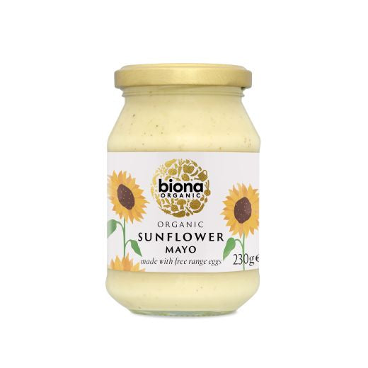 Biona Organic Mayonnaise With Sunflower Oil - 6 x 230Gr