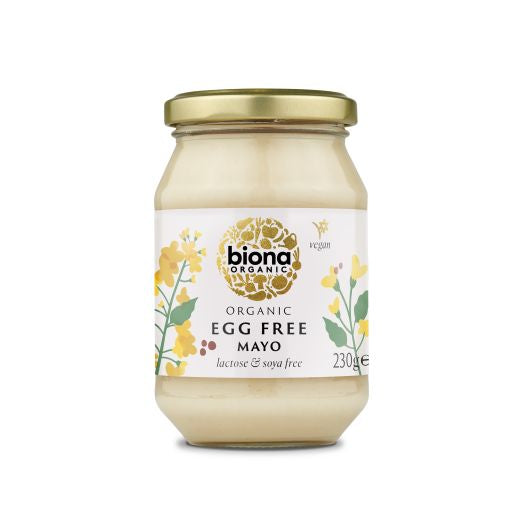 Biona Organic Egg Free Mayo- Omega Rich Org-Soya Free - 6 x 230Gr