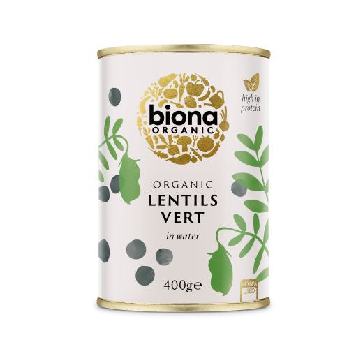 Biona Organic Vert Lentils - 6 x 400Gr