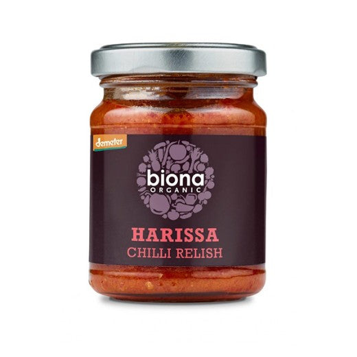 Biona Organic Harissa Relish - 6 x 125Gr