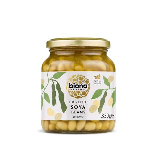 Biona Organic Soya Beans Jar - 6 x 350Gr