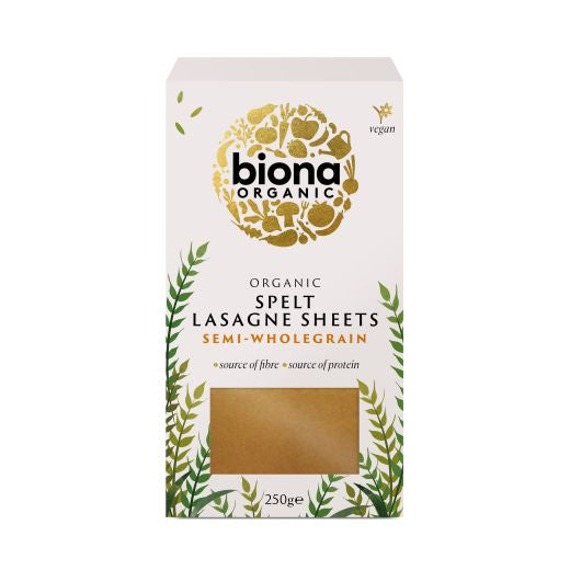 Biona Organic SpeLt Lasagne - 12 x 250Gr