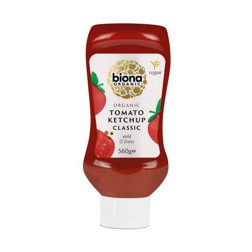 Biona Organic Tomato Ketchup -Classic -Squeezy - 12 x 560Gr