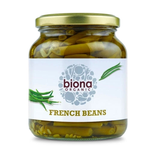 Biona Organic French Beans Organic - 6 x 340Gr