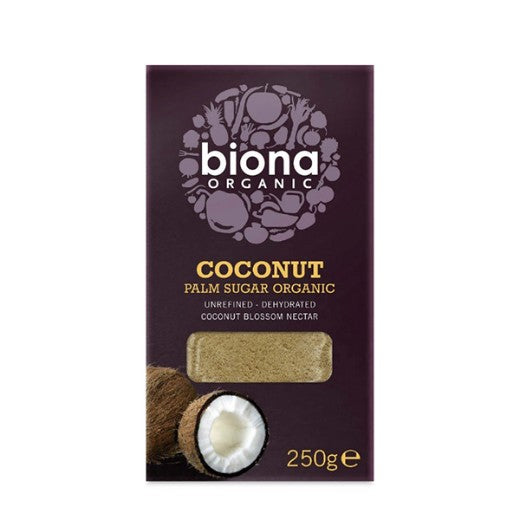 Biona Organic Coconut Palm Sugar - 8 x 250Gr