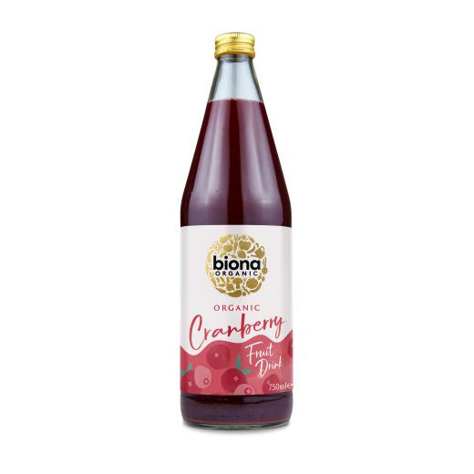 Biona Organic Cranberry Fruit Juice - 6 x 750Ml