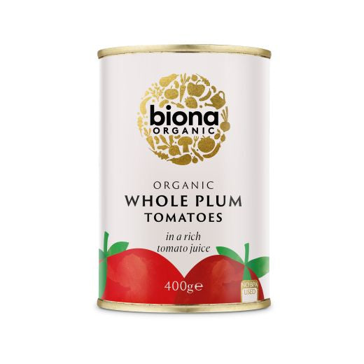 Biona Organic Plum And Peeled Tomato - 12 x 400Gr